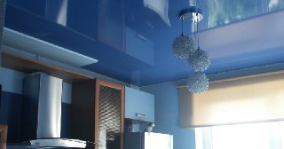 Натяжной потолок на кухню Сланцы, цена от 6229 руб.